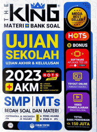 Image of The king materi bank soal ujian AKM SMP/MTS					.